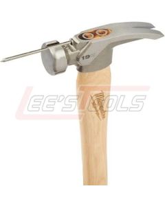MILWAUKEE 48-22-9519 19oz Smooth Face Hickory Wood Framing Hammer