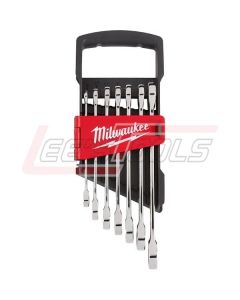 MILWAUKEE 48-22-9506 7pc Ratcheting Combination Wrench Set - Metric