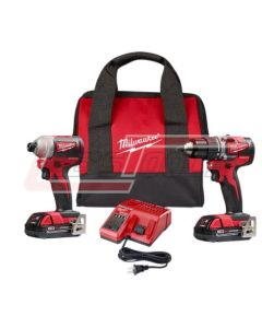 MILWAUKEE 2892-22CT M18 Compact Brushless DD/ID Combo Kit