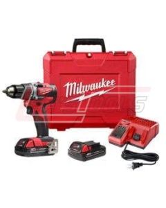 MILWAUKEE 2801-22CT M18 Compact Brushless 1/2" Drill CP Kit 