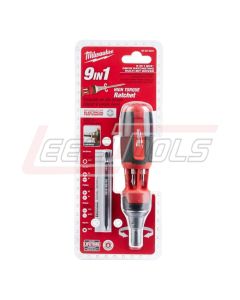 MILWAUKEE 48-22-2331 9-in-1 ECX Drive Ratcheting Multi-bit Driver