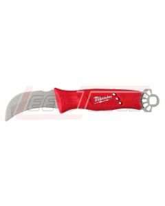 MILWAUKEE 48-22-1923 Lineman’s Blunt Tip Hawkbill Knife w/ STICKWORK™ 3in1 Ring