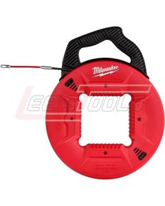 MILWAUKEE 48-22-4195 100' Polyester Fish Tape w/ Flexible Metal Leader
