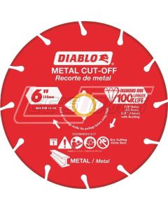 FREUD DDD060DIA101F Diablo 6" Diamond Disc Mtl Cutting