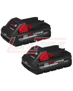 MILWAUKEE 48-11-1837 M18 REDLITHIUM HIGH OUTPUT CP3.0 Battery 2-Pack