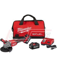 MILWAUKEE 2981-22 M18 FUEL 4-1/2" - 6" SMALL ANGLE GRINDER SLIDE SWITCH 2 BATTERY KIT