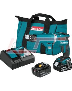 MAKITA XSF03TX2 18V LXT® Lithium-Ion Brushless Cordless 4,000 RPM Drywall Screwdriver Kit, with Autofeed Magazine (5