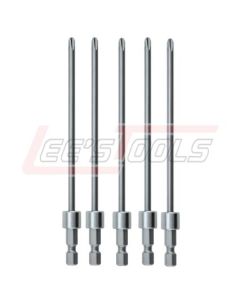 MAKITA 199409-2 #2 Phillips Power Bit, 5-1/8", 5/pk