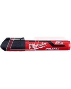 MILWAUKEE 48-22-3255 INKZALL (12) Large Chisel Tip Black Marker