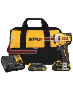 DEWALT DCF809C2 20V MAX COMPACT BRLS IMPACT DRIVER KIT