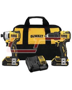 DEWALT DCK278C2 20V MAX COMPACT BRUSHLESS DRILL/IMP COMB