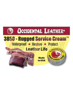 OCCIDENTAL LEATHER 3853 Rugged Service Cream for Leather Life