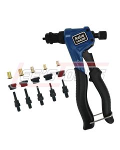 ASTRO PNEUMATIC 1443B Professional Hand Rivet Nut Kit SAE & Metric With Rivet Nuts