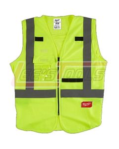 MILWAUKEE 48-73-5061 High Visibility Yellow Safety Vest - S/M (CSA)
