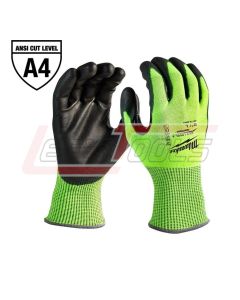 MILWAUKEE 48-73-8943 High Visibility Cut Level 4 Polyurethane Dipped - XL