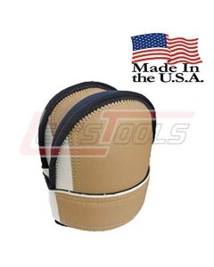 TROXELL 17-209SOFT-XL SUPERSOFT LEATHERHEAD KNEEPADS - LARGE Beige