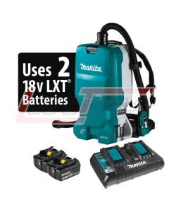 MAKITA XCV18PTX 18V X2 LXT® (36V) Brushless Cordless 1.6 Gallon HEPA Filter Backpack Dry Dust Extractor, KIT