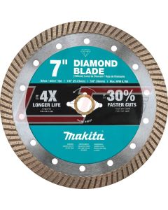 MAKITA B-69727 7" DIAMOND BLADE, TURBO, GENERAL PURPOSE