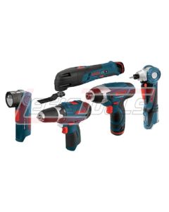 BOSCH CLPK50-120 12V Max 5-Tool Combo Kit (PS10, PS30, PS40, PS50 & FL10)