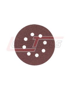 BOSCH SR6R180 6" Hook & Loop Sanding Disc, 6-Hole, Red, 180 Grit  (5pk)