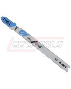 BOSCH T118A100 3", 24TPI, HSS Bosch Shank Jigsaw Blade  (100 pk)