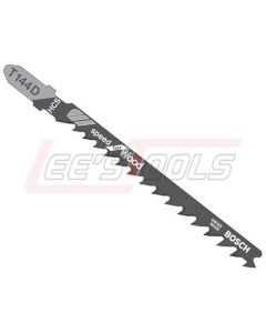 BOSCH T144D 4", 6TPI, HCS Bosch Shank Jigsaw Blade  (5 pk)