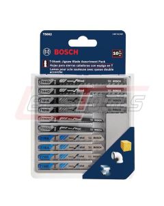 BOSCH T5002 10pc T-shank Jig Blade Set