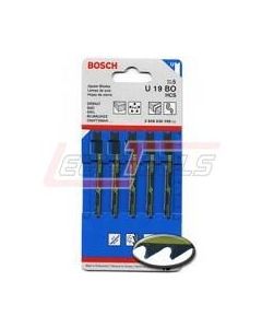 BOSCH U19BO 2-3/4", 12TPI, HCS Universal Shank Jigsaw Blade  (5 pk)