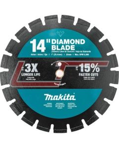 MAKITA B-69674 14" Diamond Blade, Segmented, Dual Purpose