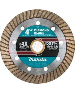 MAKITA B-69696 4-1/2" Diamond Blade, Turbo, General Purpose
