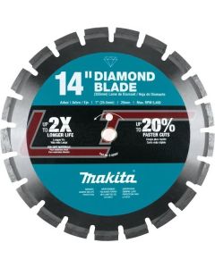 MAKITA E-02587 14" Diamond Blade, Segmented, Soft Material