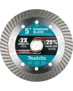 MAKITA E-02624 5" Diamond Blade, Turbo, Hard Material