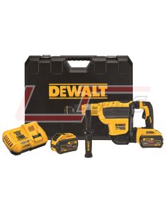 DEWALT DCH614X2 60V 1-3/4 SDS MAX COMB HAMMER W/E-CLUTCH