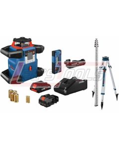 BOSCH GRL4000-80CHK GRL4000-80CHK 18V Rotary Laser 4,000ft 1/16”
Horiz Dual Slope Dial Dial-in w/ BT Connectivity Comp