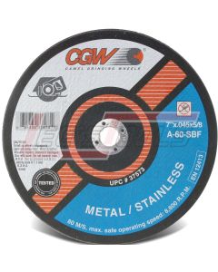 CAMEL GRINDING WHEELS 35574 7 X 3/32 X 5/8-DIA C24-RBF Circular Saw Blade