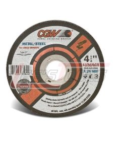 CAMEL GRINDING WHEELS 35622 4 1/2 x 1/4 x 7/8 A24-N-BF Steel T27 Fast Cut