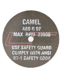 CAMEL GRINDING WHEELS 35690 2X1/16X3/8 T1 A60-R-BF