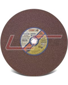CAMEL GRINDING WHEELS 36123 14 x 3/32 x 1 WA36-P-BF Sing Rein Chop Saw -Stainless