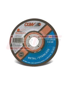CAMEL GRINDING WHEELS 45002 4 1/2 X .045 X 7/8 T27 ZA60-S-BF Quickie