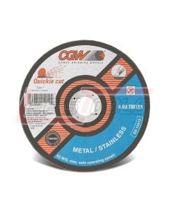 CAMEL GRINDING WHEELS 45010 4 1/2 x .035 x 7/8 T1 ZA60-TB-FLEX Quickie