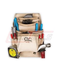 CLC 179354 10 Pocket Top Grain Carpenter's Nail & Tool Bag