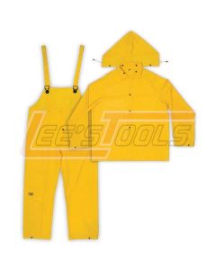 CLC R1102X 3 Piece Medium-Weight PVC Rain Suit - 2XL