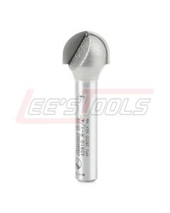 AMANA TOOL 45910 CORE BOX 1/4 RADIUS 1/4 SHANK