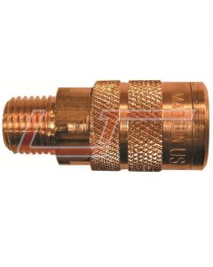 COILHOSE PNEUMATICS 16X2M 1/4" 6-Point Automotive Coupler, 1/8" MPT