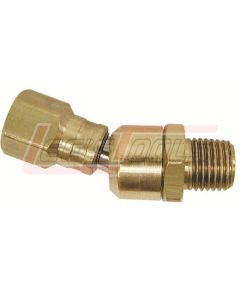 COILHOSE PNEUMATICS CF0404BS 1/4" MPT Ball Swivel Conversion, 1/4" FPT