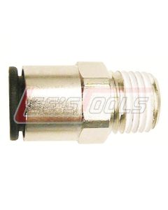 COILHOSE PNEUMATICS CL680402 Coilock Male Connector, 1/4" OD x 1/8" MPT