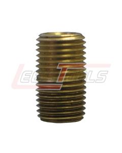 COILHOSE PNEUMATICS NLC04 Brass Close Nipple, 1/4"