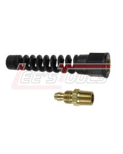 COILHOSE PNEUMATICS PRM0504SR Reusable Strain Relief Rigid, 5/16" ID x 1/4" MPT