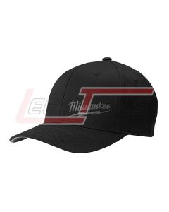 MILWAUKEE 504B-LXL FF FITTED HAT - BLACK L/XL
