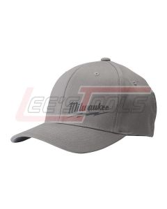 MILWAUKEE 504G-LXL FF FITTED HAT - GRAY L/XL